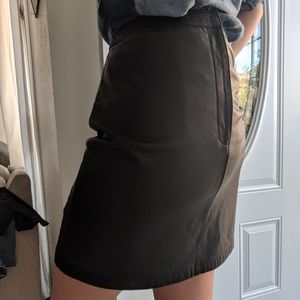 Leather Skirt